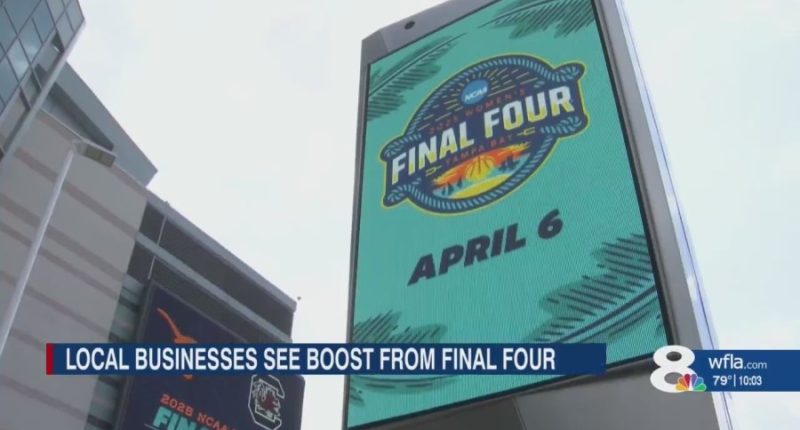 Women's NCAA Final Four tournament a 'slam dunk for Tampa's economy