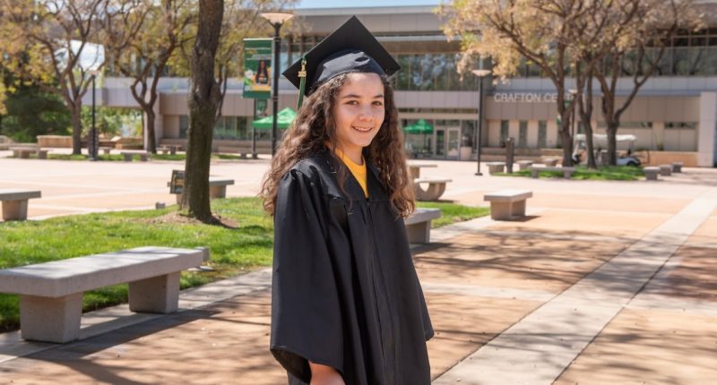 10-year-old girl set to be Crafton Hills College's youngest grad