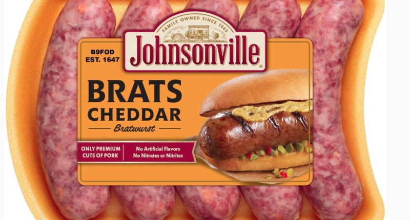 22,600 lbs of Johnsonville bratwurst recalled in 10 states over possible plastic contamination