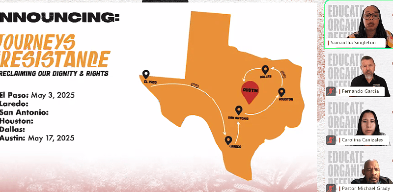 Activists to 'resist' military presence on border with marches, public engagement