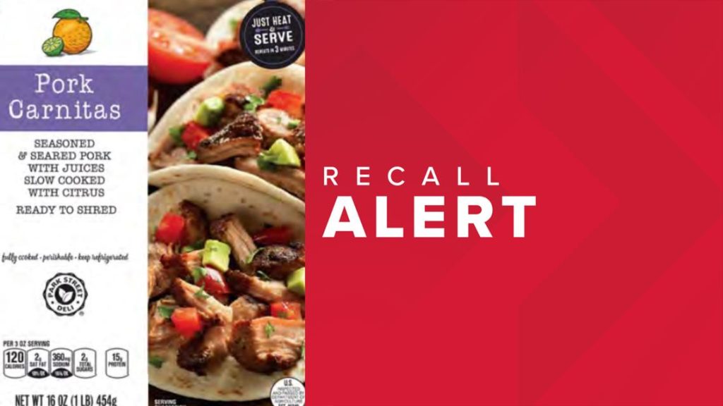 Aldi recalls pork carnitas over possible metal contamination