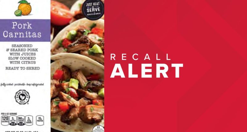 Aldi recalls pork carnitas over possible metal contamination