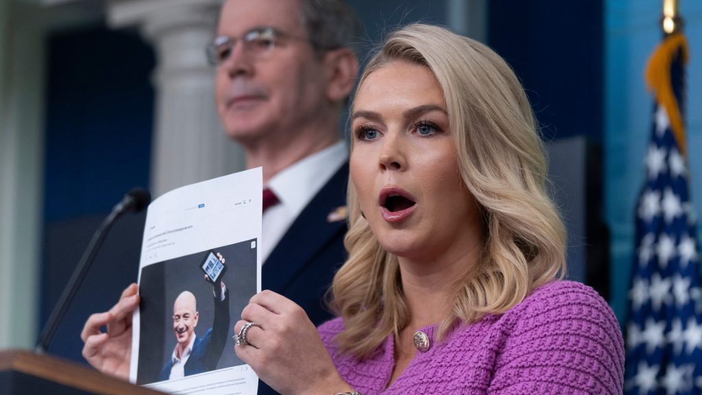 Amazon Haul: Jeff Bezos company said it considered breaking out a tariff charge. The White House called it a 'hostile' act