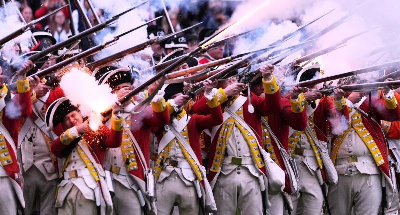American Revolution anniversary: 250 years after America went to war for independence, a divided nation battles over its legacy