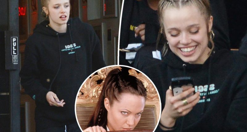 Angelina Jolie’s daughter Shiloh, 18, channels mom’s ‘Tomb Raider’ look with edgy braids