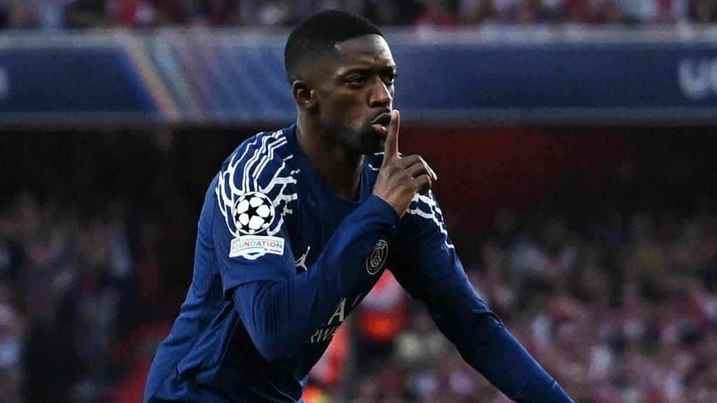 Arsenal 0-1 PSG: Ousmane Dembele strikes early as French champions win at the Emirates to leave the Gunners facing uphill task to reach Champions League final