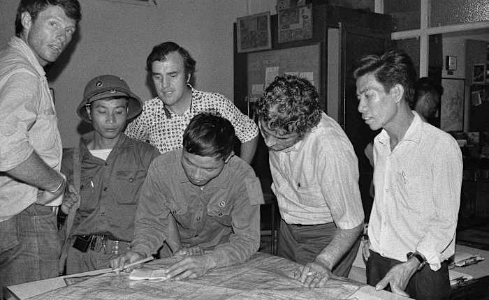 As communist troops streamed into Saigon, a few remaining reporters kept photos and stories flowing
