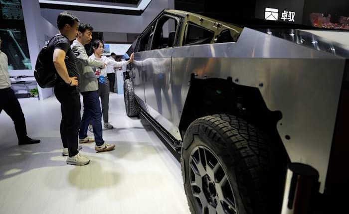 Automakers focus on the global market, chide the US over tariffs at Shanghai's auto show