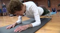 Bay Shore, Long Island woman celebrating 100th birthday shows off fitness skills, 5-minute plank in New York