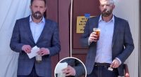 Ben Affleck wears wedding band while taking smoke break on movie set