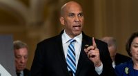 Booker talks through the night in marathon floor speech to protest Trump 