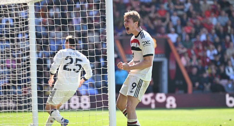 Bournemouth 1-1 Man United: Rasmus Hojlund nets 96th minute equaliser to rescue a point for Ruben Amorim's men against 10-man Cherries