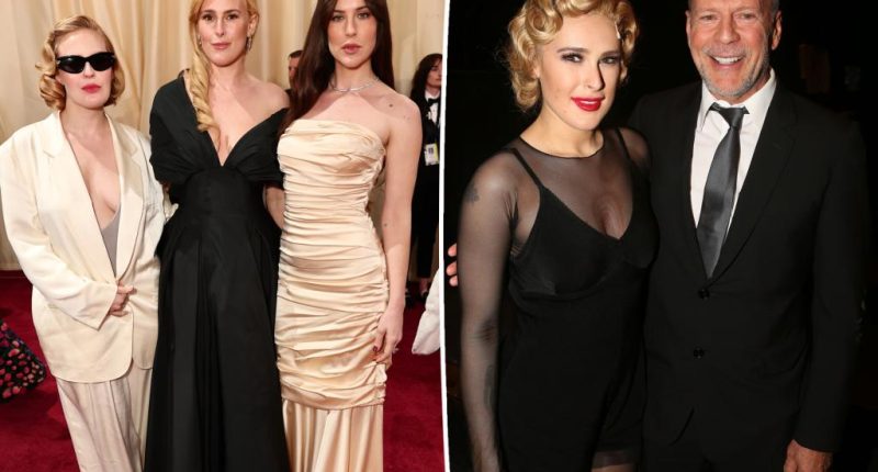 Bruce Willis and Demi Moore’s adult daughters still take baths together