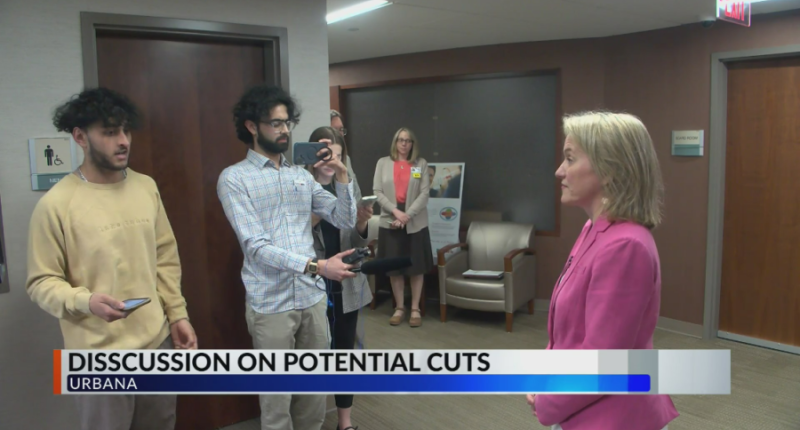 Budzinski, medical providers talk potential cuts to Urbana's Carle Hospital