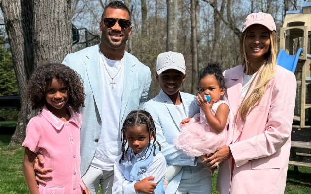 CIARA, RUSSELL WILSON, AND KIDS LOOKED PICTURE-PERFECT FOR EASTER