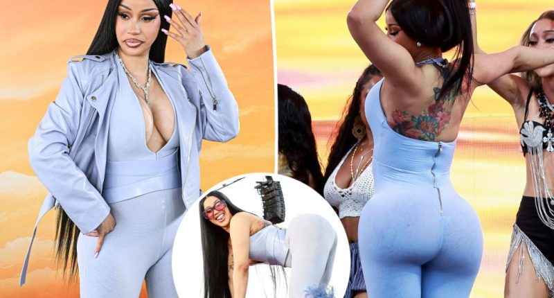 Cardi B gets mixed reactions after twerking onstage at Revolve Festival: ‘That booty smacked itself’