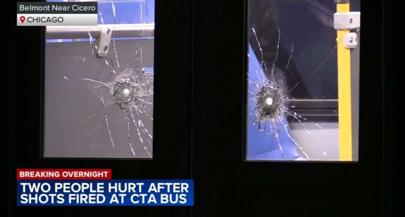 Chicago shooting: 2 injured ion CTA Belmont bus near Cicero Avenue on Northwest Side Side, witness says
