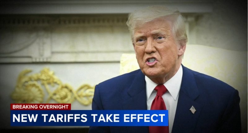 China tariffs: New wave of Trump's tariffs go into effect, China raising its retaliatory tariff on to 84%