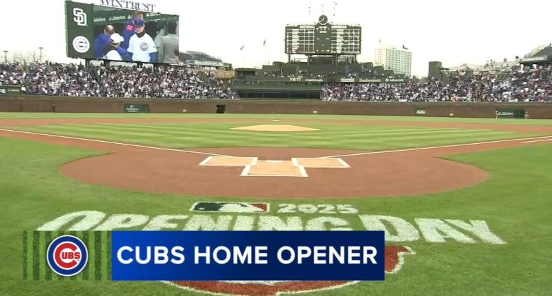 Cubs opening day: Chicago Cubs win home opener at Wrigley Field against San Diego Padres