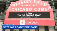 Cubs opening day: Wrigleyville community preparing for Chicago Cubs home opener baseball game at Wrigley Field