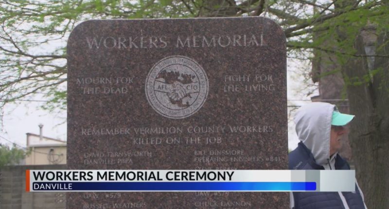 Danville man honored for Workers Memorial Day
