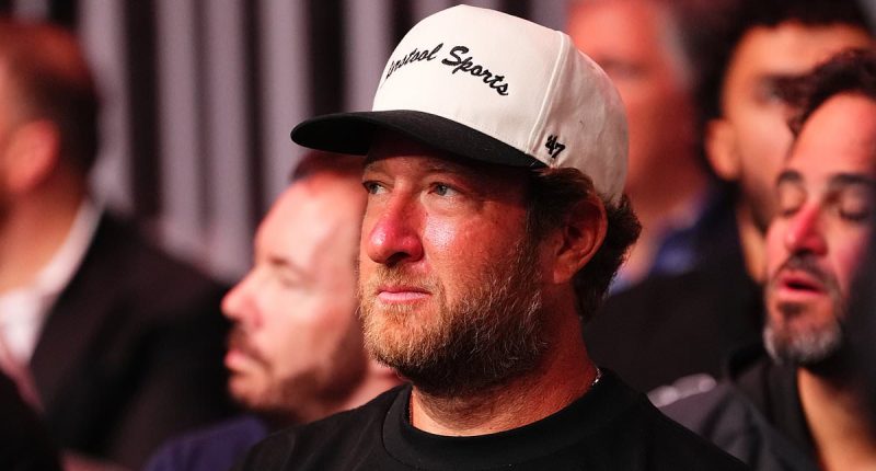 Dave Portnoy snaps back at critics after taking heat for Trump hug at UFC 314 days after slamming tariffs