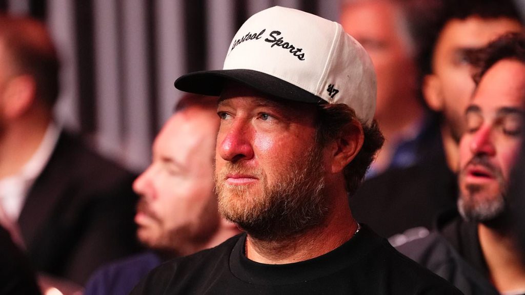 Dave Portnoy waves Israel flag at UFC 314 to celebrate 'Hitler lover' and Holocaust denier Bryce Mitchell's loss