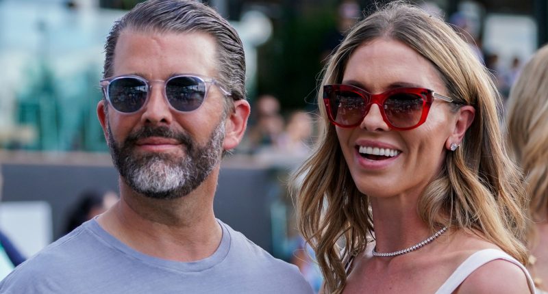 Don Jr. & Bettina Anderson's Behavior At LIV Golf Miami Surely Has Tiger Woods Cringing