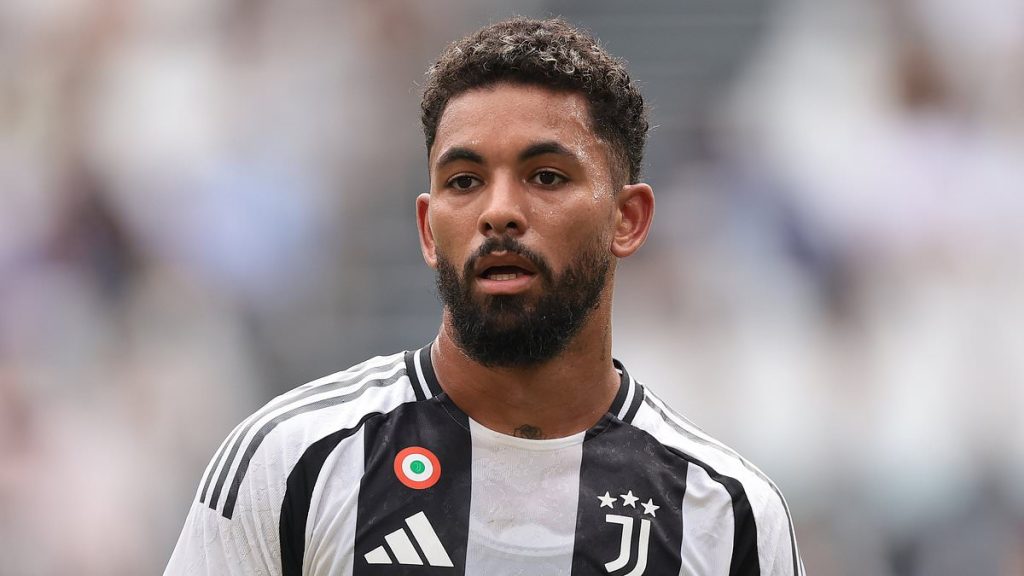 Douglas Luiz hits back at fan following nightmare season at Juventus - after partner Alisha Lehmann was blasted for her role in title celebrations