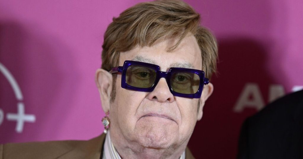Elton John in tears as he says ‘I’ll never see my boy again’