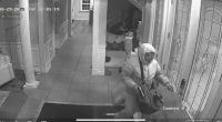 A photo from surveillance video shows one of the people who Richard Sherman said broke into his home early Sunday morning. (Photo courtesy: Richard Sherman)