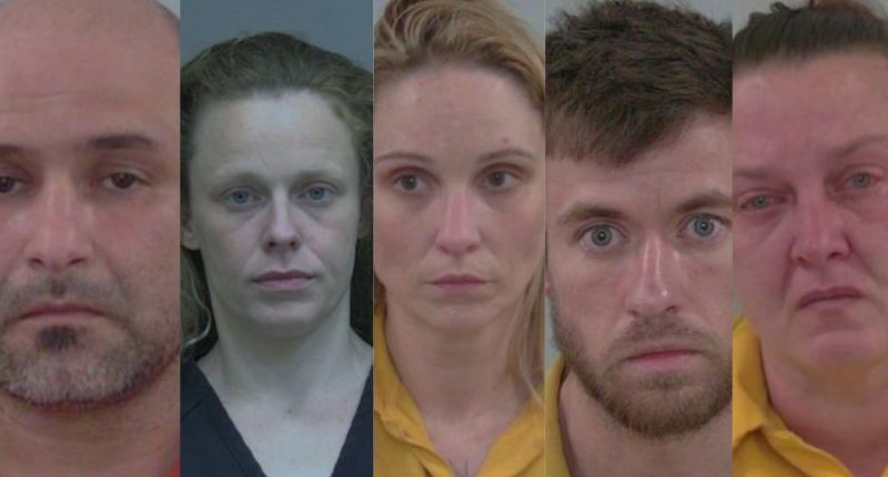 Five arrested in Lake City check fraud scheme targeting a hospitalized man