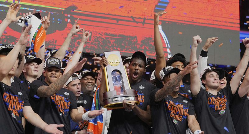 Florida edges Houston 65-63 in wild finish to win NCAA championship