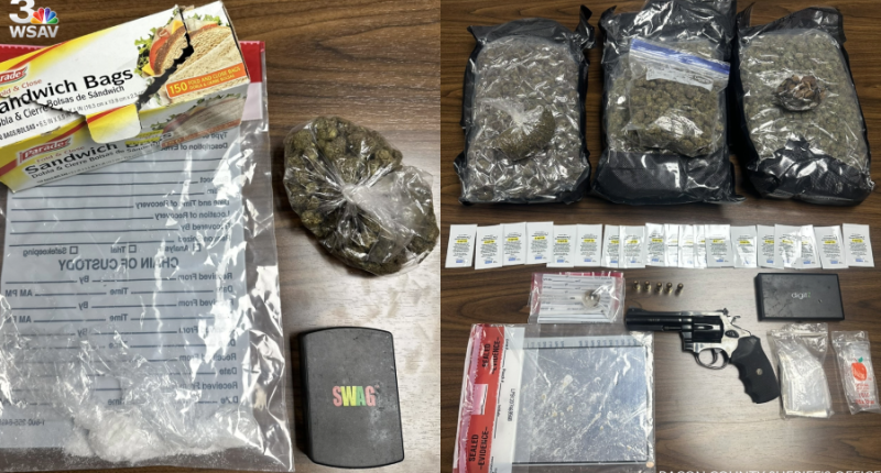 GSP seizes drugs, weapons from vehicle, residence search