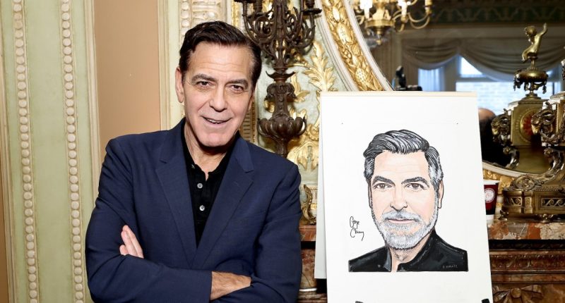 George Clooney Pokes Fun at His Recently Dyed Dark Hair