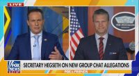 Hegseth's reaction to on-air blunder creates awkward TV moment