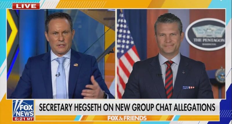 Hegseth's reaction to on-air blunder creates awkward TV moment