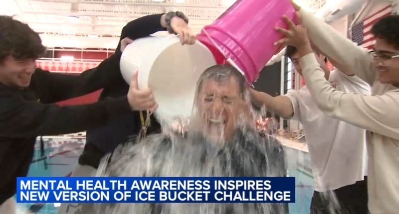 Hinsdale Central High School community uses ice bucket challenge 2025 to raise mental health awareness after losing 2 students