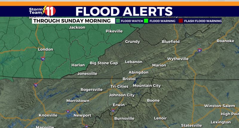 Hot and muggy Saturday, pop-up t-storms possible, rain and t-storms likely Sunday