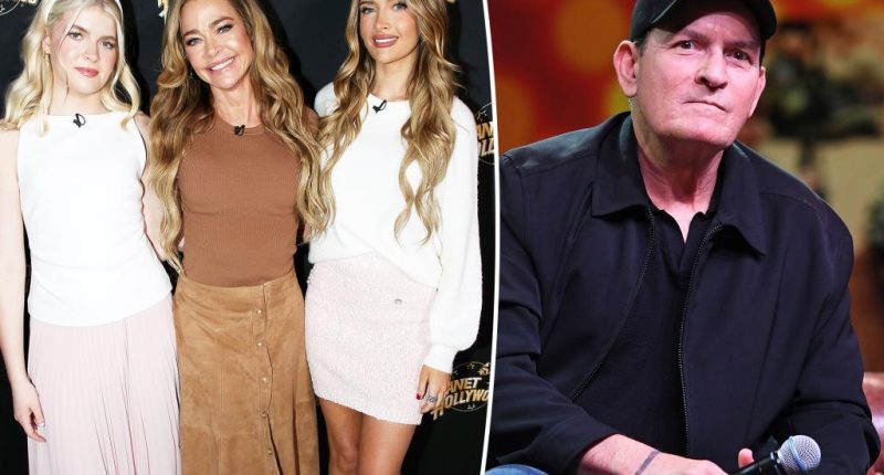 How Denise Richards told daughters about Charlie Sheen being HIV positive: ‘It was everywhere’