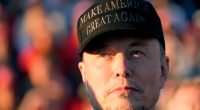 Elon Musk at rally