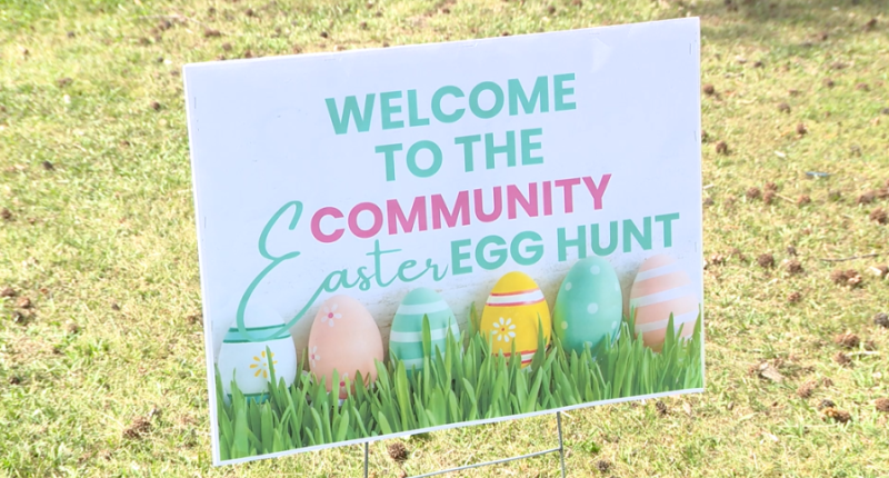 Hundreds of kids and parents attend Aiken's Community Easter Egg Hunt