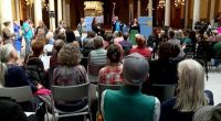 Hundreds protest proposed Medicaid cuts at Indiana Statehouse