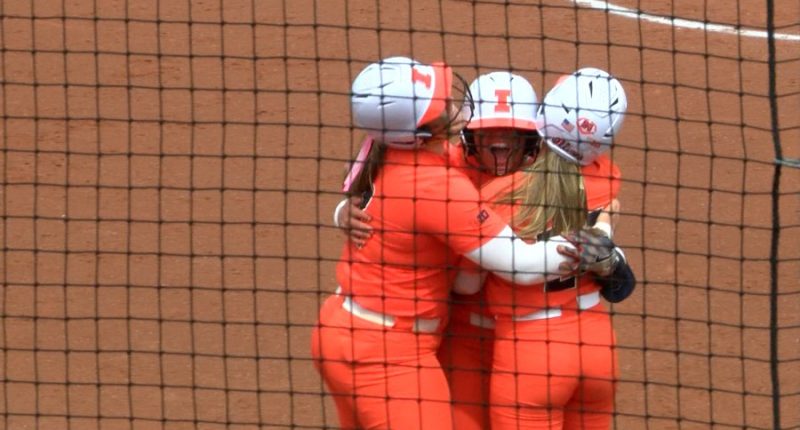 Illini baseball, softball win Sunday series finales