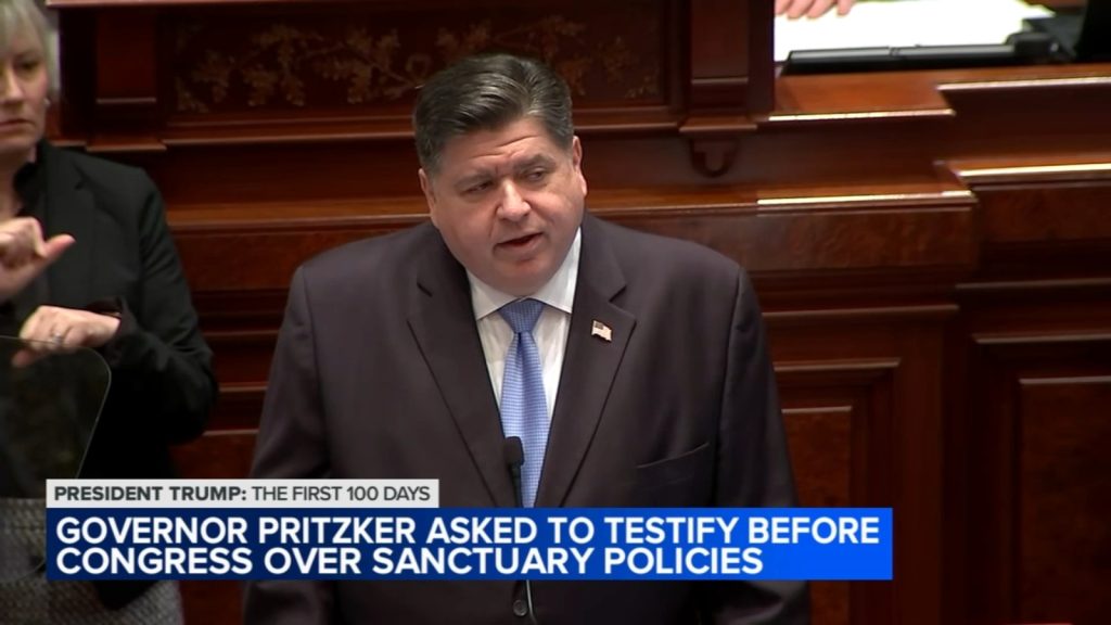 Illinois Governor Pritzker called to testify before Congress, President Trump threatens to withhold funding from sanctuary cities