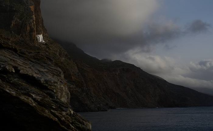 In 50-plus years at a cliffside Greek island monastery, one monk keeps faith and community together
