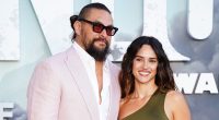 Jason Momoa, 45, and girlfriend Adria, 32, look smitten at premiere