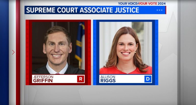 Jefferson Griffin vs Allison Riggs Decision | North Carolina judges rule in favor of Republican candidate in Supreme Court race