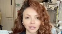 Jesy Nelson gives pregnancy update from hospital bed and shows off her growing bump after undergoing emergency surgery to save unborn twins