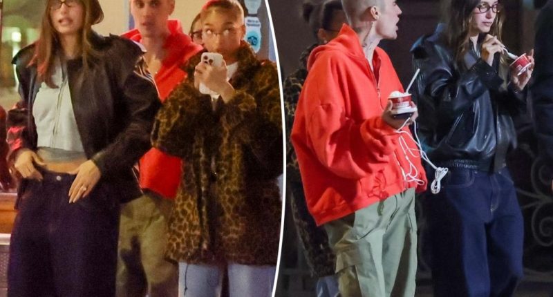 Justin Bieber, wife Hailey shut down marriage trouble rumors with romantic ice cream date